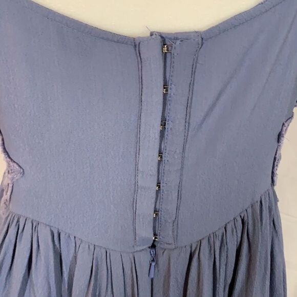 Topshop Blue Floral Open Side Dress - Picture 7 of 12